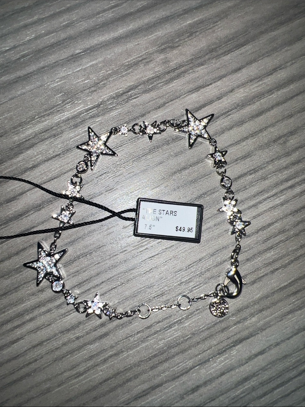 Crystal Star Silver Bracelet - The Stars Collection